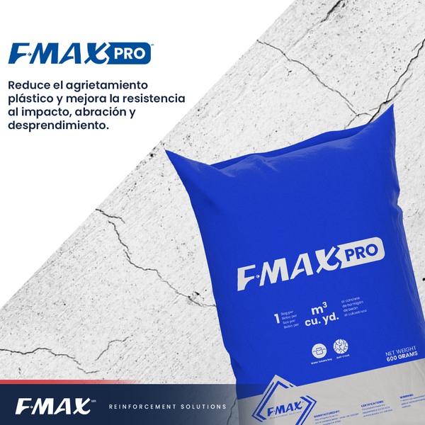 Micro Fibra Para Concreto Fmax 600 Gr (Caja 30 pzas)